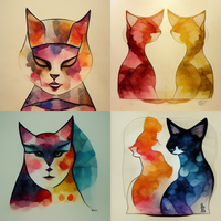 acetate water coloring style