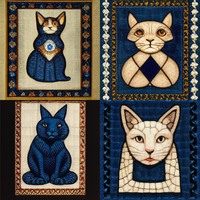 quilt squares by cattailnu on Discord