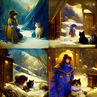 winter scenes by cattailnu on Discord