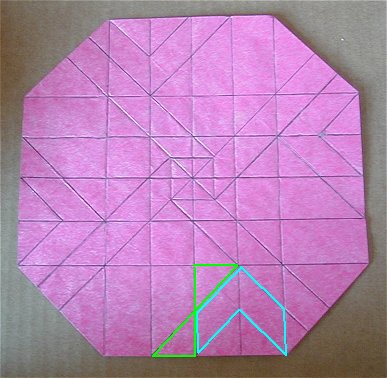 kawasaki origami rose diagram