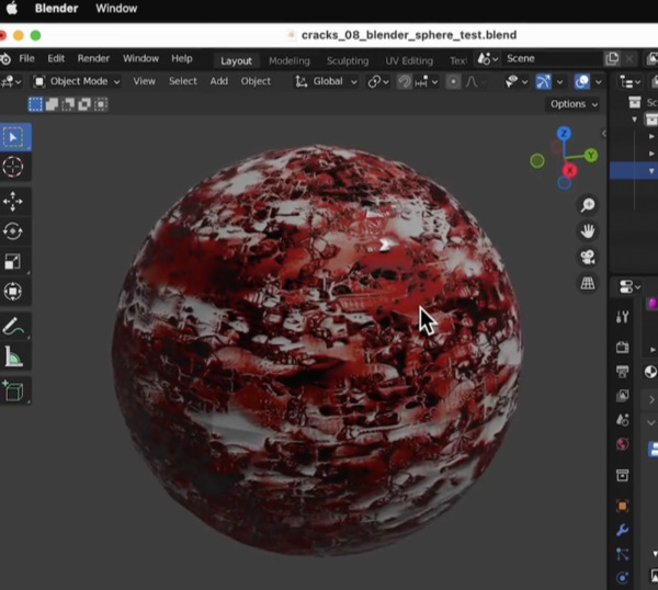 Cracks 08 Blender Example